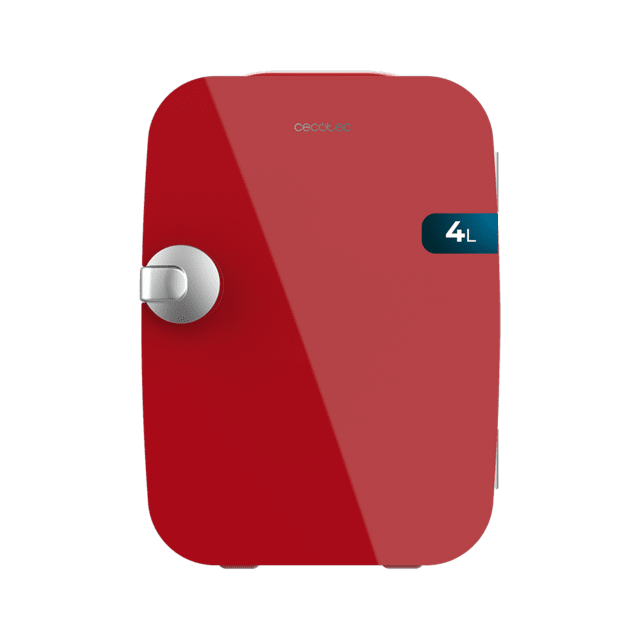 Cecotec Bolero MiniCooling 4L Río Red Frigorífico con funcionamiento 12 V-220 V compatible coche y caravanas función enfriamiento y calentamiento rango de temperatura 5-65º transporte fácil. Frigorífico