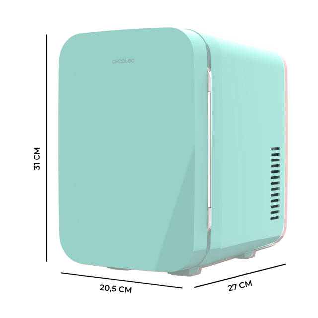 Cecotec Bolero MiniCooling 6L Bahamas Mint Frigorífico Con Funcionamiento 12V-220V Compatible Coche Y Caravanas Función Enfriamiento Y Calentamiento Rango Temperatura 5-65º Transporte Fácil. Frigorífico