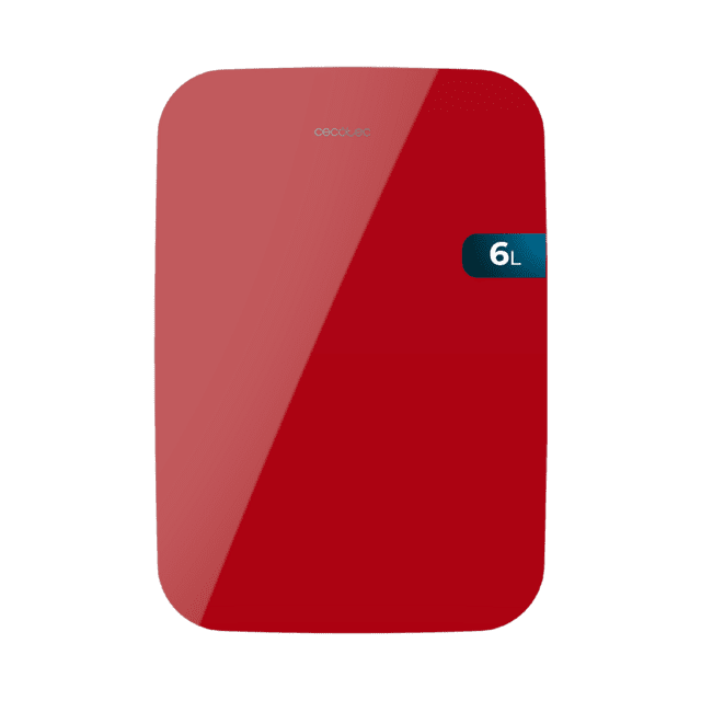 Cecotec Bolero MiniCooling 6L Bahamas Red Frigorífico con funcionamiento 12V-220V compatible coche y caravanas función enfriamiento y calentamiento rango temperatura 5-65º transporte fácil. Mini frigorífico / nevera 12V-220