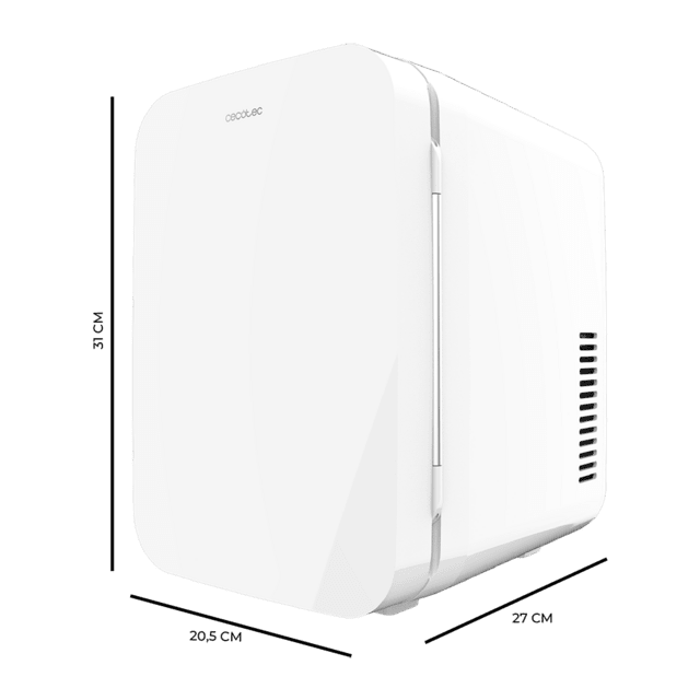 Cecotec Bolero MiniCooling 6L Bahamas White Frigorífico Con Funcionamiento 12 V-220 V Compatible Coche Y Caravanas Función Enfriamiento Y Calentamiento Rango Temperatura 5-65º Transporte Fácil. Frigorífico