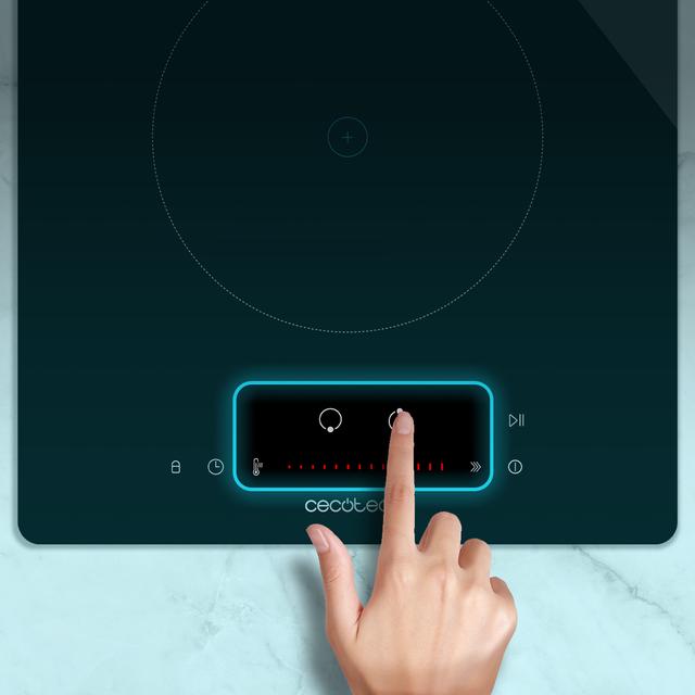 Cecotec Bolero Squad I 2100 Placa De Inducción Con 9 Niveles De Potencia Potencia Máxima3500 W Invisible Touch Slider Control. Placa De Inducción
