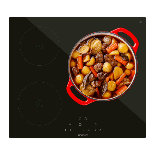 Cecotec Bolero Squad I 3200 Placa De Inducción De 3 Fuegos 9 Niveles Potencia Máx. 7200W Y Touch Slider Control. Placa De Inducción 