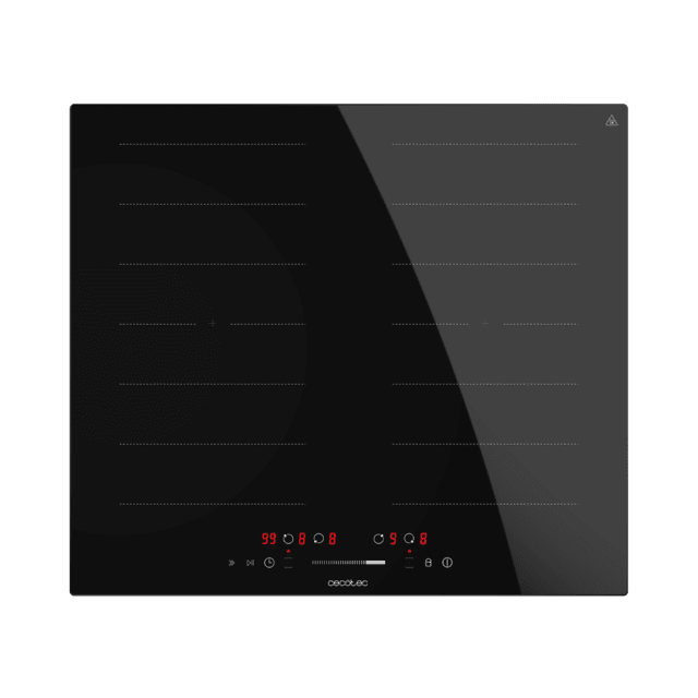 Cecotec Bolero Squad I 4001 Flex Placa De Inducción De 1 Zona Y 1 Zona Flex 9 Niveles Temporizador Booster Function Potencia Máx. 7200W Touch Slider Control Stop&Go Kid Lock Y Low Power Heating. Placa De Inducción 