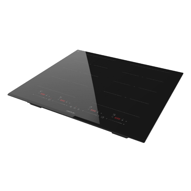 Cecotec Bolero Squad I 4800 TotalFlex Placa De Inducción De 2 Zonas TotalFlex Potencia Máx. De 7400W 9 Niveles Con Función Booster Temporizador Indicador Residual De Calor Kid Lock Apagado De Seguridad Automático Touch Slide