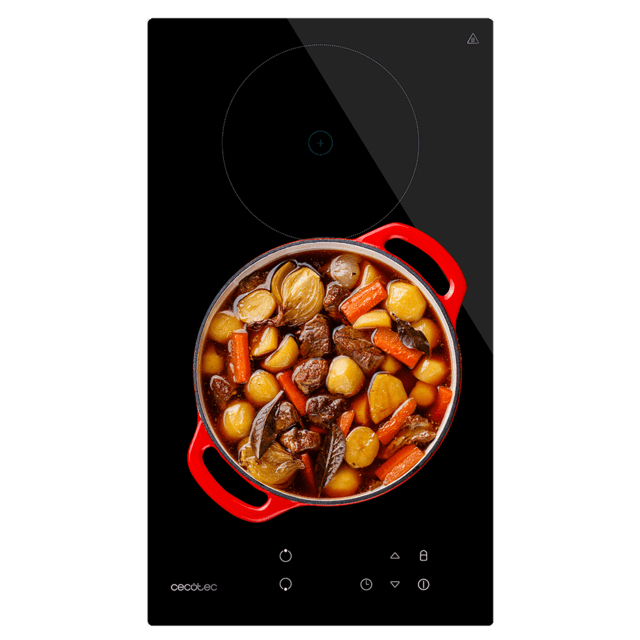 Cecotec Bolero Squad V 2001 Placa de vitrocerámica con 9 niveles de potencia potencia máxima 3000 W Touch control. Placa de vitrocerámica 300 W