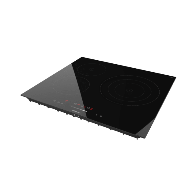 Cecotec Bolero Squad V 3100 Cecotec Bolero Squad V 3100: Placa Vitrocerámica Con 3 Zonas Potencia Total De 5700W Control Táctil 9 Niveles Triple Anillo Temporizador Individualizado Stop&Go Indicador De Calor Residual Y Bloqueo