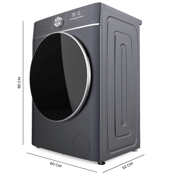 Cecotec Bolero Wash&Dry 8580 Inverter Ice Blue B Lavadora Secadora Ice Blue De 8 Kg - 5 Kg De Capacidad Y 1400 Rpm 16 Programas Motor Inverter Plus Clase B SteamMax OnSmart Fuzzy Logic Smooth Wash SpaCare Stain Match Y Goma Anti