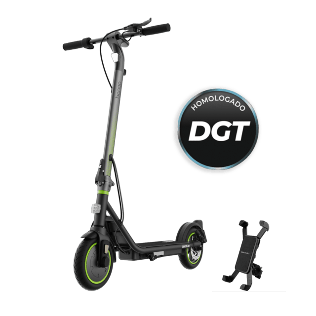 Cecotec Bongo D30 Mobile Patinete Eléctrico De 350 W Con Un Pico Máximo De 650 W Y 30 Km De Autonomía. Homologado Para Cumplir Con Los Requisitos De La Normativa Española De Circulación. Patinete Eléctrico