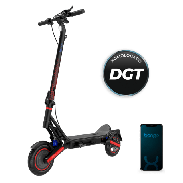Cecotec Bongo D40 XL Suspension Connected Patinete Eléctrico Con Doble Suspensión Potencia Máxima De 800 W Y Neumáticos De 10" Para Una Autonomía De Hasta 40 Km.Connexión Con App Movil. Patinete Eléctrico 