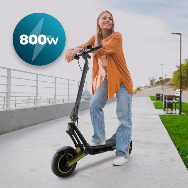 Cecotec Bongo GS50 XXL Connected Patinete Eléctrico Con Base Ultrawide Doble Suspensión Potencia Máxima De 800W Y Neumáticos De 10" Que Permite Desplazarse Cómodamente Por Cualquier Superficie. Con Autonomía De Hasta 50 Km