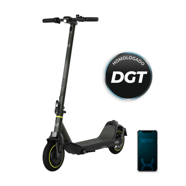 Cecotec Bongo M40 XL Connected Patinete eléctrico de 700 W con una autonomía de hasta 40 km sistema doble de frenado mediante disco de freno de alta precisión y e-ABS con frenada regenerativa y sistema de conducción adaptati