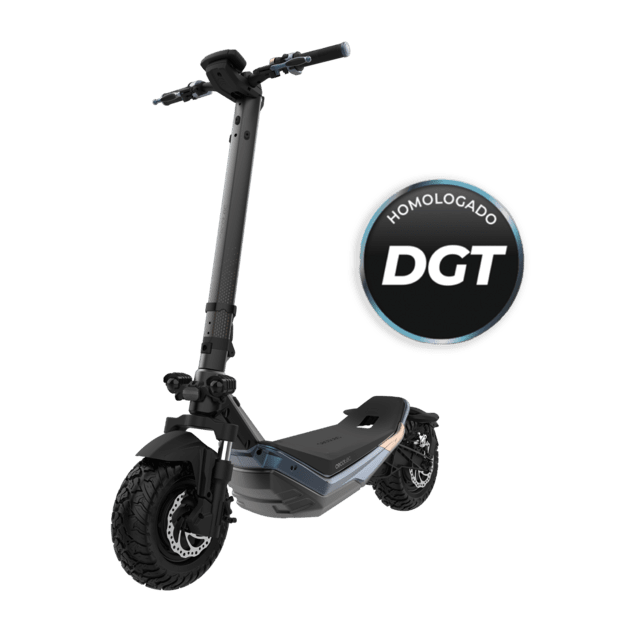 Cecotec Bongo Serie Doble Z75 Patinete Eléctrico Con Doble Motor De 2200 W (500 W+500 W Nominal) Y Autonomía De 75 Km. Ruedas De 10 5” Y Doble Suspensión. Cumple Con Todos Los Requisitos De La Nueva Normativa Española De C