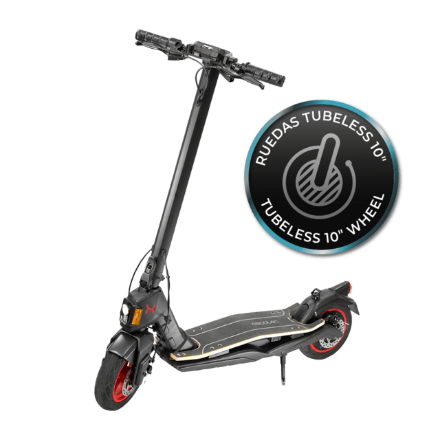 Cecotec Bongo Serie S+ Max Unlimited Patinete Eléctrico Con Potencia Máxima De 750 W Y Tracción Trasera Para Darle Una Conducción Más Deportiva. Autonomía De Hasta 40 Km Ruedas Tubeless De 10" Y 4 Modos De Conducción (Pea