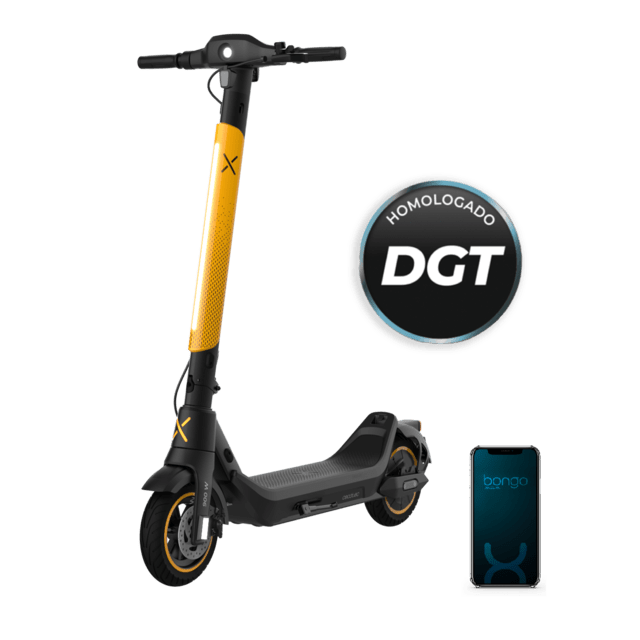 Cecotec Bongo Serie X45 Sport Connected Patinete eléctrico de 900 W con una autonomía de hasta 45 km sistema de conducción adaptativa S-Driving System que mantiene la velocidad total en pendientes y sistema de frenado mediant