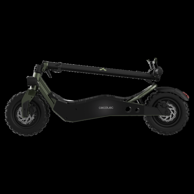 Cecotec Bongo Serie Z Off Road Dark Green. Patinete Eléctrico Sube Cuestas Gracias A Una Potencia Máxima De 1100 W. Batería Extraíble Autonomía Ilimitada De Hasta 40 Km Tracción Trasera Patinete Eléctrico