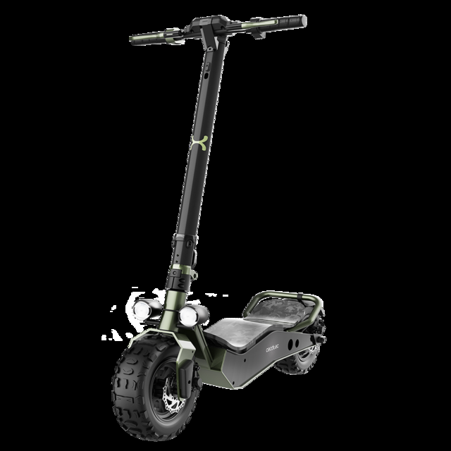 Cecotec Bongo Serie Z Off Road Dark Green. Patinete Eléctrico Sube cuestas Gracias a una Potencia máxima de 1100 W. Batería extraíble Autonomía ilimitada de hasta 40 km Tracción Trasera Patinete eléctrico
