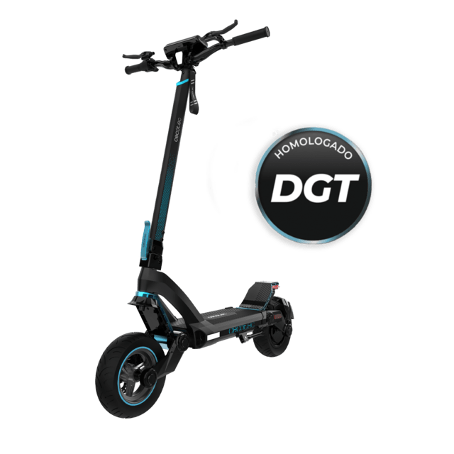 Cecotec Bongo Serie Z Power City Patinete eléctrico con potencia máxima de 1300 W y suspensión dinámica de doble brazo con tecnología SXƧ para superar cualquier cualquier obstáculo. Con autonomía de hasta 65 km* y ruedas