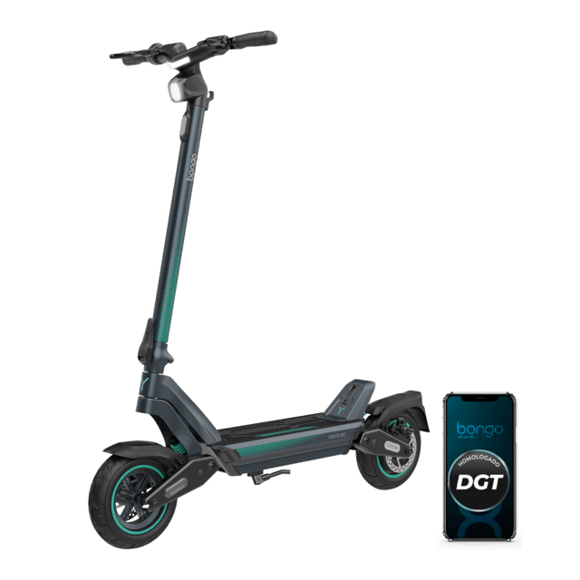 Cecotec Bongo Y65 Connected Patinete Eléctrico Con Potencia Máxima De 1200 W Y Doble Suspensión Que Permite Superar Pendientes Y Desplazarse Por Cualquier Superficie. Con Autonomía De Hasta 65 Km. Cumple Con Todos Los Requis