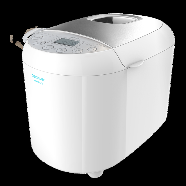 Cecotec Bread&Co 1000 Delicious. Panificadora con 19 Programas 1 Kg 15 Horas programables Cubeta Apta para lavavajillas Recetario Panificadora de 1 kg