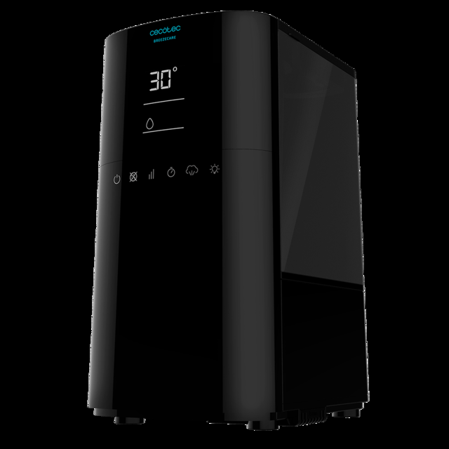Cecotec BreezeCare 4000 Connected. Humidificador con Depósito de 6 litros Humidificación 400 ml/h Control por Wi-fi y Táctil Función Plasma Cobertura hasta 40 m2 Humidificador de agua de 400 ml/h con control por WiFi