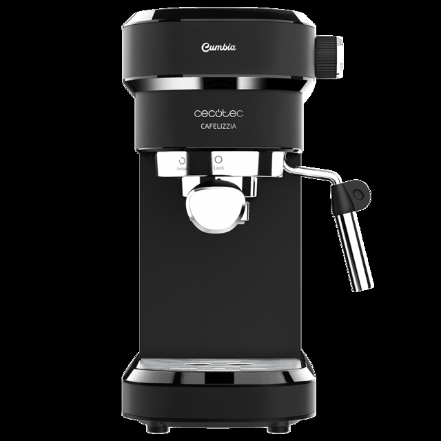 Cecotec Cafelizzia 790 Black Para Espressos Y Cappuccino. Cafetera Espresso Con Sistema De Rápido Calentamiento 20 Bares Modo Auto Para 1 Y 2 Cafés Vaporizador Orientable Depósito 1 2 Litros Cafetera Espresso  