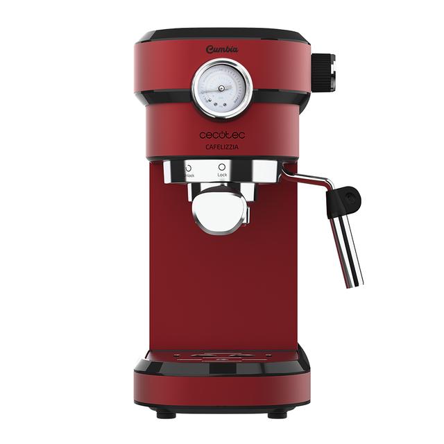 Cecotec Cafelizzia 790 Shiny Pro M Cafetera Express Con Manómetro Y Brazo Con Doble Salida Y Dos Filtros 20bares De Presión Depósito Extraíble De 1 2L 1350W Rojo Cafetera Espresso  