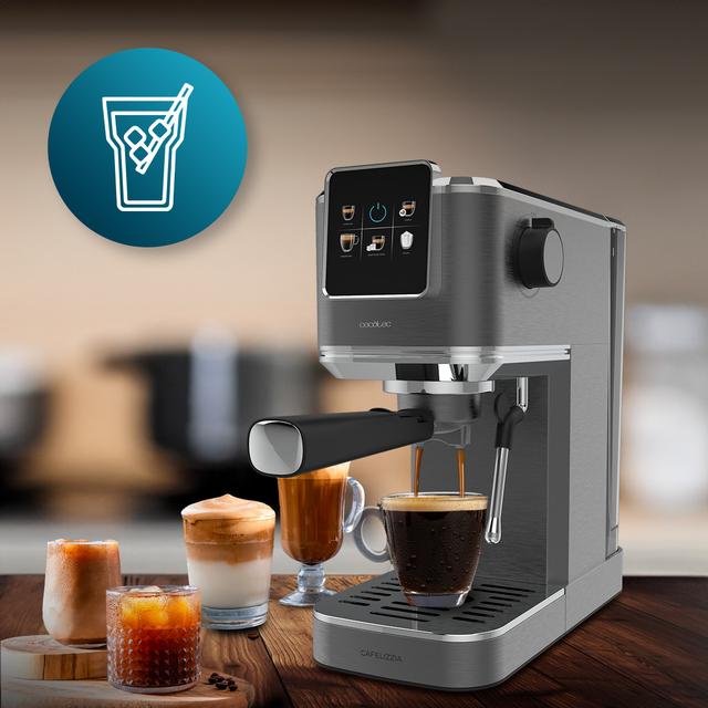 Cecotec Cafelizzia ColdBrew Cafetera Express Para Café Espresso Y Cappuccino Café En Frío Con 20 Bares Y Vaporizador Orientable. Cafetera Express 