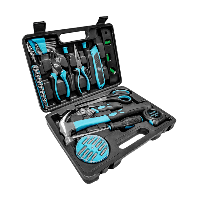 Cecotec Caja de Herramientas CecoRaptor 4200 ToolBox Caja de herramientas de plástico con cierre de botón. Diseño compacto y asa ergonómica para un fácil y ligero transporte. 31x22 5x7 cm. Caja de herramientas