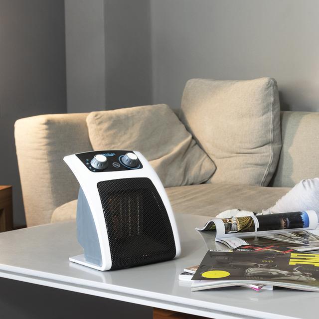 Cecotec Calefactor Baño Cerámico Ready Warm 6050 Ceramic Pisa M Vertical. 1500 W Termostato Regulable 3 Modos Protección Sobrecalentamiento Y Antivuelco 20 M2Calefactor Cerámico 2000W