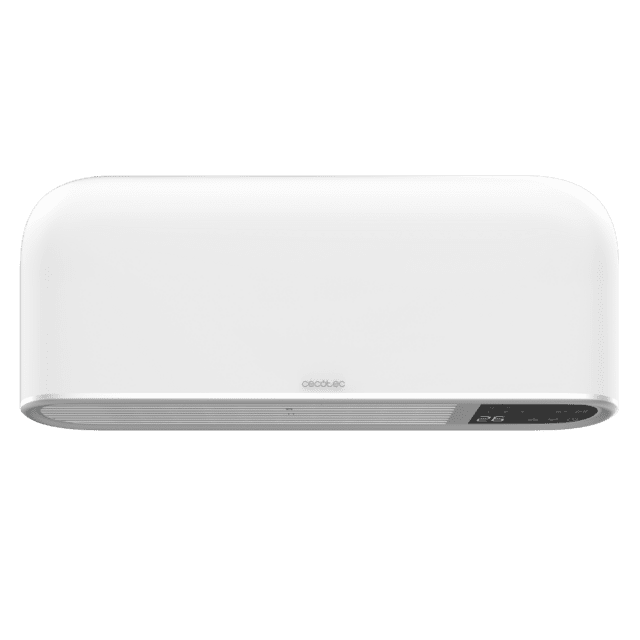 Cecotec Calefactor cerámico de baño ReadyWarm 2000 Max Box Ceramic Connected Calefactor cerámico de baño con 2000 W control por wifi y protección IP22. Calefactor de pared  