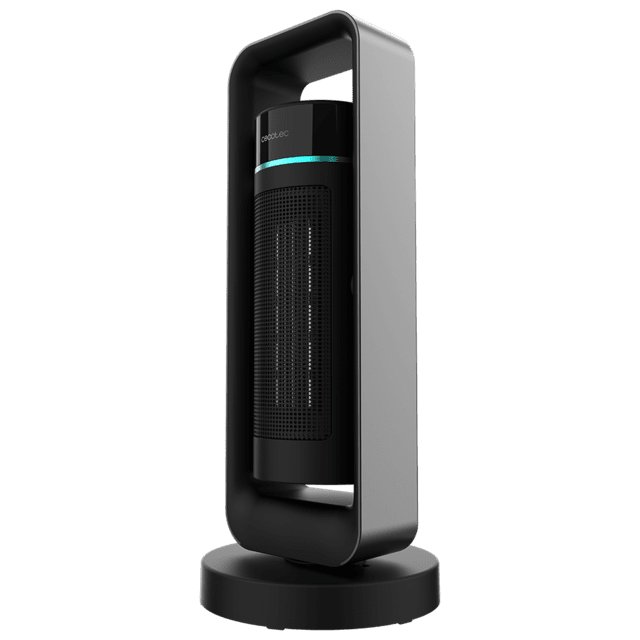Cecotec Calefactor cerámico ReadyWarm 2000 Max Ceramic Rotate Design Calefactor cerámico de pie con 2000 W oscilación 3 modos de funcionamiento y termostato regulable. Calefactor cerámico de pie 2000 W