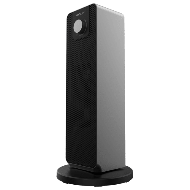 Cecotec Calefactor cerámico ReadyWarm 2000 Max Ceramic Rotate Calefactor cerámico de pie con 2000W oscilación 3 modos de funcionamiento y termostato regulable. Calefactor cerámico de pie