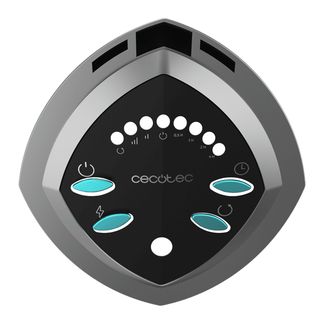 Cecotec Calefactor De Exterior ReadyWarm 1000 Power Tower Calefactor De Exterior De Torre Con 1000 W Tecnología Halógena 2 Niveles De Potencia Oscilación Y Mando A Distancia. Calefactor De Exterior 