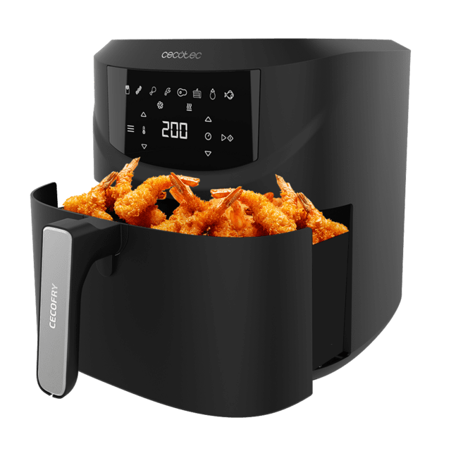 Cecotec Cecofry Absolute 7600 Freidora Sin Aceite Airfryer Dietética Digital Y Compacta Sin Aceite De 7.6 L De Capacidad Con Tecnología PerfectCook. Freidora Sin Aceite Airfryer Dietética