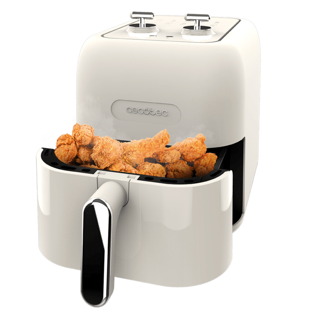 Cecotec Cecofry Antique 5000 Freidora Dietética Digital Con Diseño Retro área De Cocinado De 5 L Y Con Tecnología PerfectCook. Freidora Sin Aceite