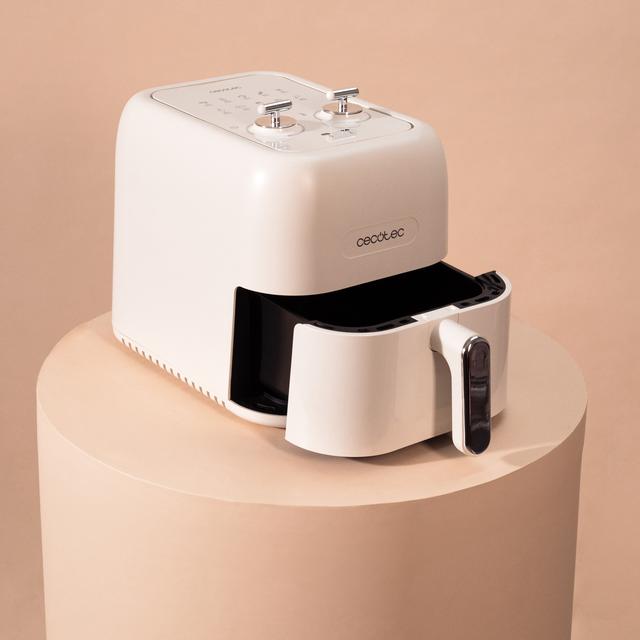 Cecotec Cecofry Antique 5000 Freidora Dietética Digital Con Diseño Retro área De Cocinado De 5 L Y Con Tecnología PerfectCook. Freidora Sin Aceite