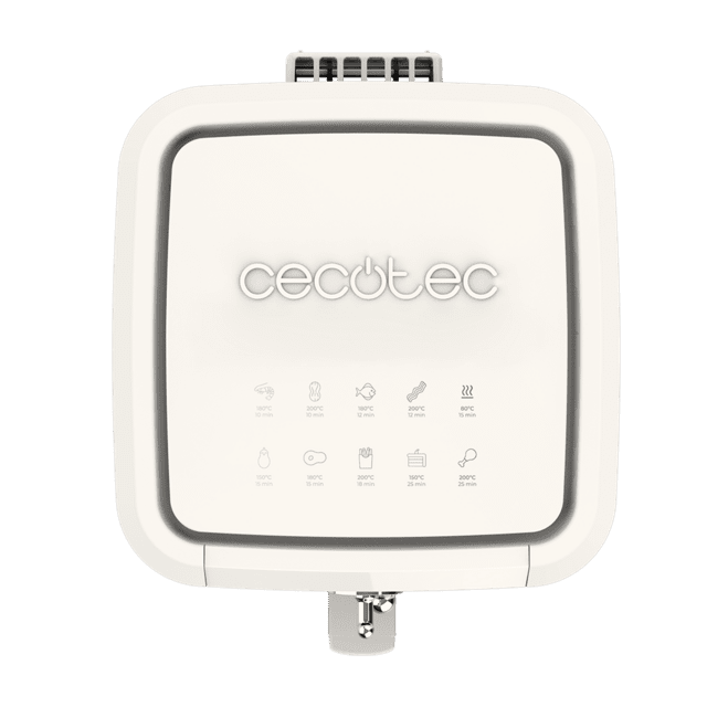 Cecotec Cecofry Antique 5000 Window Freidora Dietética Digital Con Diseño Retro Con Ventana área De Cocinado De 5L Y Con Tecnología PerfectCook. Freidora Dietética