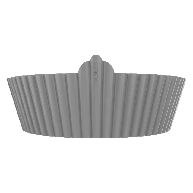 Cecotec Cecofry Bucket Pack Accesories Pack de 3 moldes de silicona circulares para freidora de aire de 22x6cm y 160 gramos cada uno. Pack de 3 moldes 