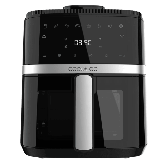 Cecotec Cecofry Drip 5000 Freidora De Aire Con Spray De Agua 5 Litros De Capacidad Y 1500 W De Potencia. Con 8 Menús Y Rango De Temperatura De 80ºC A 200ºC. Freidora De Aire Con Spray De Agua