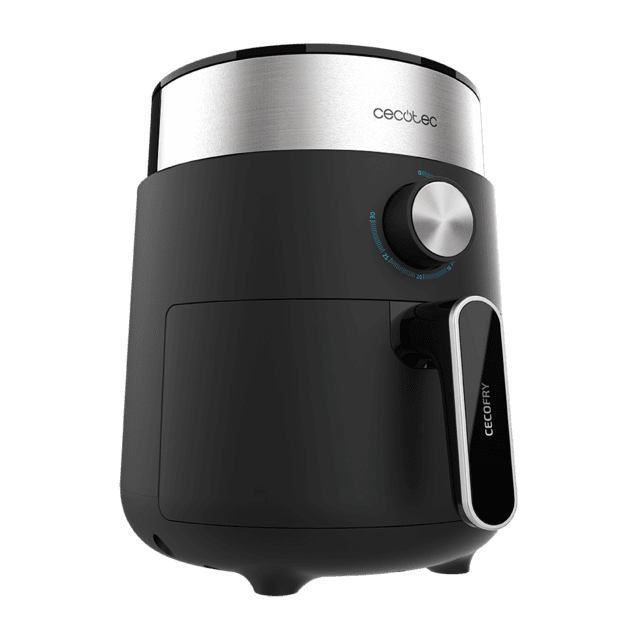 Cecotec Cecofry Essential Rapid Black Freidora Sin Aceite Airfryer 2 5 L De Aire Caliente. 1200 W Dietética Tiempo Y Termostato Regulable De 80ºC A 200 ºC Base Antideslizante Freidora Sin Aceite