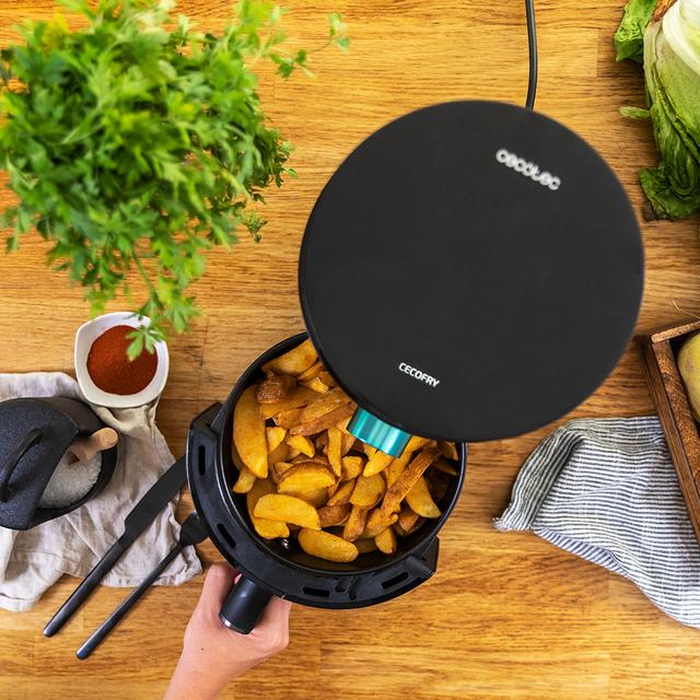 Cecotec Cecofry Essential Rapid MoonTouch Freidora Sin Aceite 2 5 L De Aire Caliente. 1200 W Dietética Pantalla Digital Control Táctil Tiempo Regulable 80ºC - 200 ºC Freidora Dietética