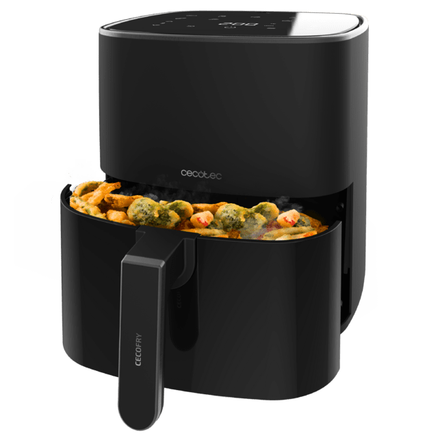 Cecotec Cecofry Fantastik 5500 Pack Freidora Dietética Digital De 1500 W Y 5 5 L Y Paquete De Accesorios. Freidora Dietética