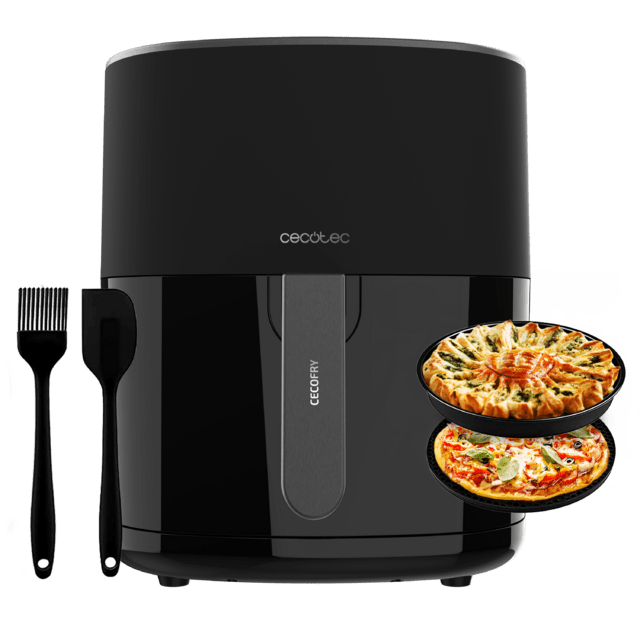 Cecotec Cecofry Fantastik 5500 Pack Freidora dietética digital de 1500 W y 5 5 L y paquete de accesorios. Freidora dietética