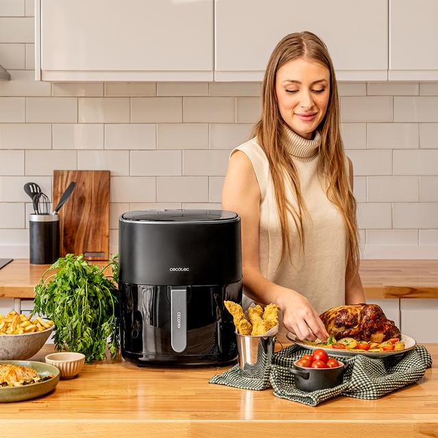 Cecotec Cecofry Fantastik 6500 Freidora Sin Aceite Airfryer Digital De 1700 W Con 6 5L De Capacidad. Freidora Sin Aceite Airfryer