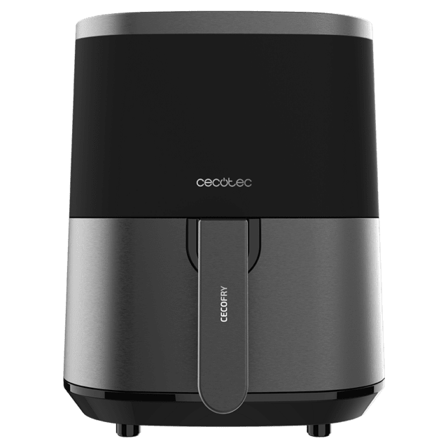 Cecotec Cecofry Fantastik Inox 4000 Freidora de aire sin aceite / Airfryer digital de 1400 W 4 L de capacidad y diseño con acabados en acero inoxidable. Freidora de aire sin aceite / Airfryer