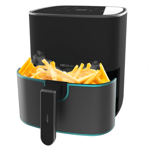 Cecotec Cecofry Fantastik Inox 5500 Freidora De Aire Sin Aceite / Airfryer Digital De 1500 W 5 5 L De Capacidad Y Diseño Con Acabados En Acero Inoxidable. Freidora De Aire Sin Aceite / Airfryer