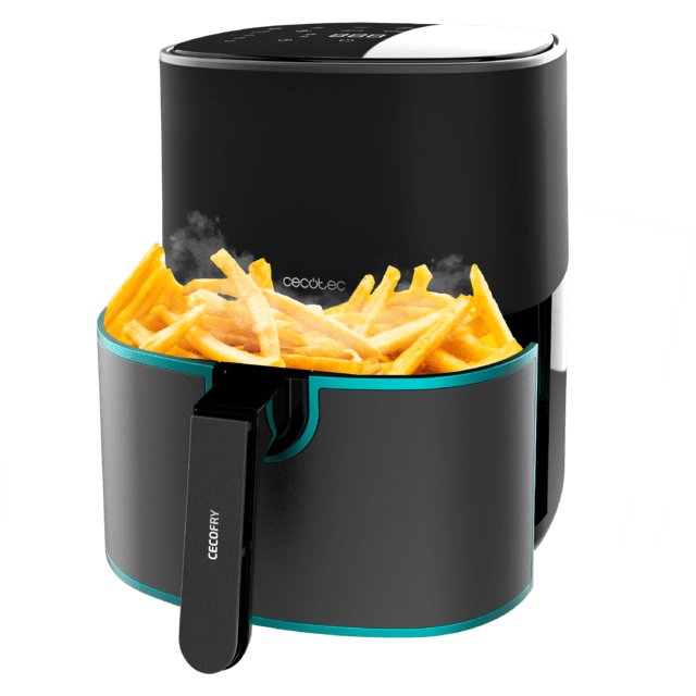 Cecotec Cecofry Fantastik Inox 6500 Pack Freidora Sin Aceite Airfryer Digital De 1700 W Y 6 5 L. Diseño Con Acabados En Acero Inoxidable Y Paquete De Accesorios. Freidora Sin Aceite Airfryer