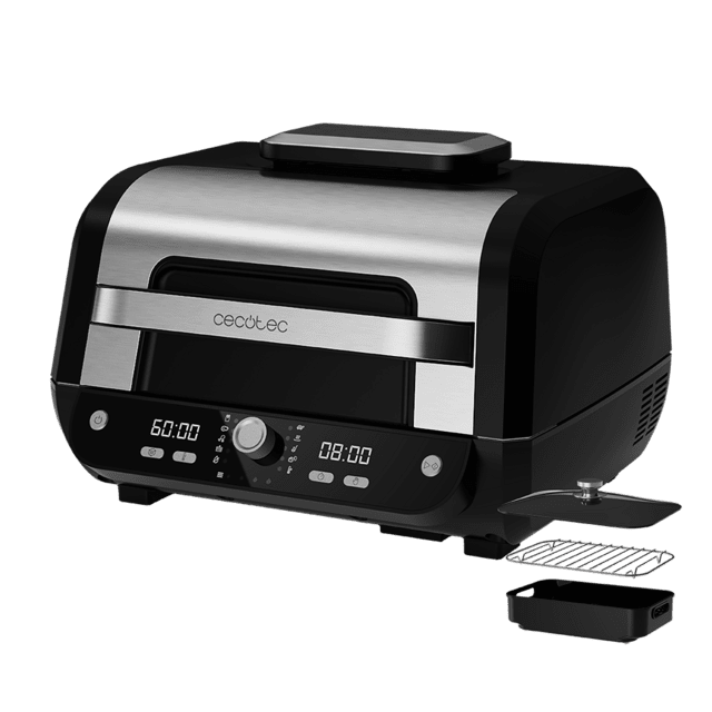 Cecotec Cecofry FireDome 8000 Pro Freidora de aire grill de 1700W doble resistencia 12 modos de cocción y 4 niveles de grill. Freidora de aire grill