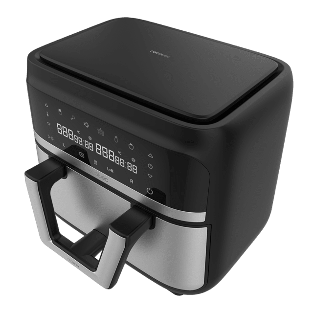 Cecotec Cecofry FlexDual 9000 Freidora Sin Aceite Airfryer Dietética Digital Y Compacta Sin Aceite De 9 L De Capacidad Con Temperatura Dual Tecnología PerfectCook Y Opción De Dividir La Cubeta En Dos De 4 5 L De Capacidad. Fr