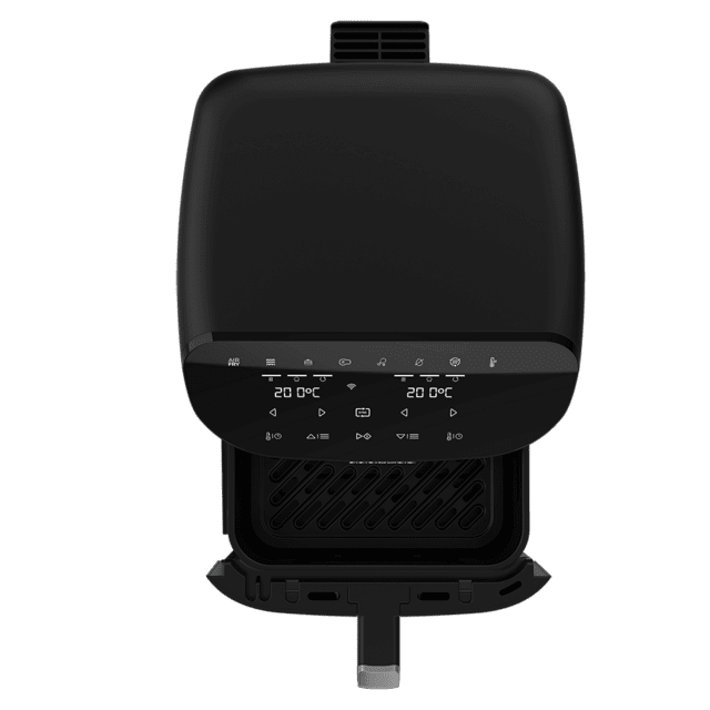 Cecotec Cecofry FoodCourt 11000 Connected C Freidora De Aire De 11 Litros Con Freidora De Aire Horno Y Grill Que Permiten Cocinar 2 Alimentos Al Mismo Tiempo. Freidora De Aire